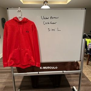 UA red cold gear hoodie